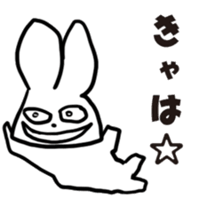Very strange rabbit sticker #4255582
