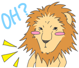 Animal couple (Tiger&Lion) sticker #4256157
