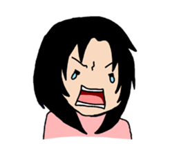 Overreaction Girl!! sticker #4256251