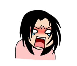 Overreaction Girl!! sticker #4256252