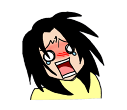 Overreaction Girl!! sticker #4256256