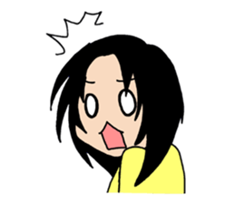 Overreaction Girl!! sticker #4256266