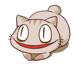 The cat which is lack of sleep sticker #4256527