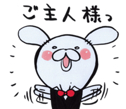 Butler of the rabbit Sticker sticker #4256921