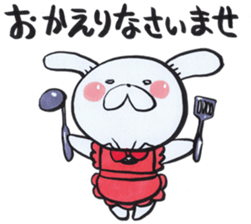 Butler of the rabbit Sticker sticker #4256926