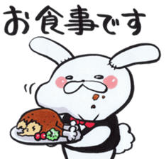 Butler of the rabbit Sticker sticker #4256930