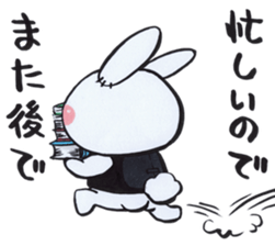 Butler of the rabbit Sticker sticker #4256931