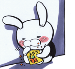 Butler of the rabbit Sticker sticker #4256934