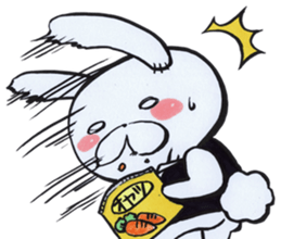 Butler of the rabbit Sticker sticker #4256935