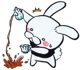 Butler of the rabbit Sticker sticker #4256936