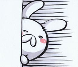 Butler of the rabbit Sticker sticker #4256947