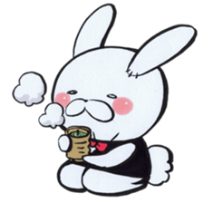 Butler of the rabbit Sticker sticker #4256948