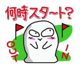 KAWAII MokoPunyu golf diary part2 sticker #4257406