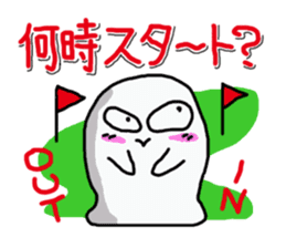 KAWAII MokoPunyu golf diary part2 sticker #4257406