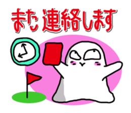 KAWAII MokoPunyu golf diary part2 sticker #4257407