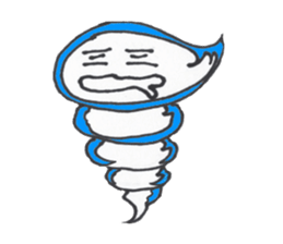 The child of a typhoon, GURUN GURUN POMY sticker #4257523