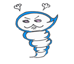 The child of a typhoon, GURUN GURUN POMY sticker #4257524