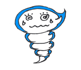 The child of a typhoon, GURUN GURUN POMY sticker #4257531