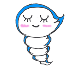 The child of a typhoon, GURUN GURUN POMY sticker #4257536