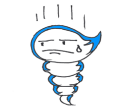 The child of a typhoon, GURUN GURUN POMY sticker #4257539