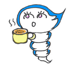 The child of a typhoon, GURUN GURUN POMY sticker #4257541