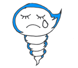 The child of a typhoon, GURUN GURUN POMY sticker #4257547