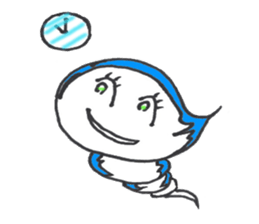 The child of a typhoon, GURUN GURUN POMY sticker #4257553