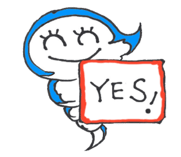 The child of a typhoon, GURUN GURUN POMY sticker #4257558