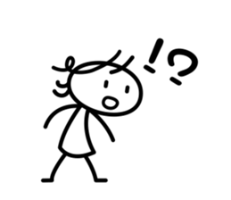 Shining girl sticker #4258018