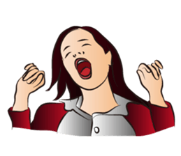 Life expression attitude sticker #4258280