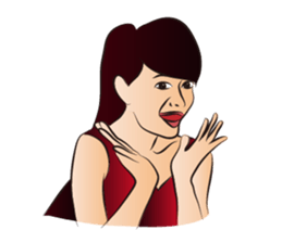 Life expression attitude sticker #4258292