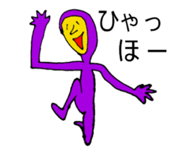 Colorful Tights-man sticker #4258633