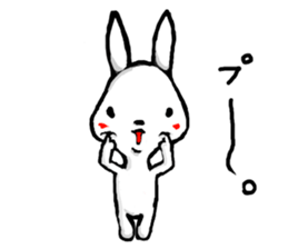 CUTE RABBIT 002 sticker #4258923