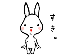 CUTE RABBIT 002 sticker #4258929