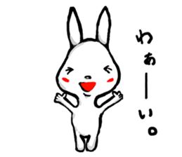 CUTE RABBIT 002 sticker #4258932