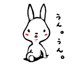 CUTE RABBIT 002 sticker #4258939