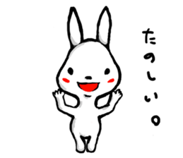 CUTE RABBIT 002 sticker #4258950
