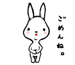 CUTE RABBIT 002 sticker #4258952