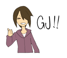 Daily life of "the Escat'" sticker #4258968