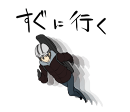 Daily life of "the Escat'" sticker #4258977