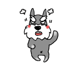 Miniature Schnauzer, Shizukutan. sticker #4259261