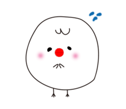 whitechick sticker #4259329