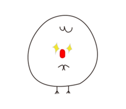 whitechick sticker #4259345