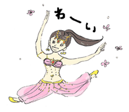 Belly Dance sisters sticker #4259360