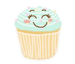 sweet muffin sticker #4259480