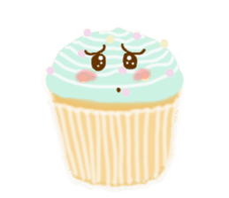 sweet muffin sticker #4259481