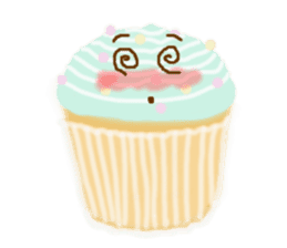 sweet muffin sticker #4259484