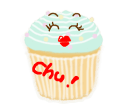 sweet muffin sticker #4259485