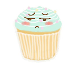 sweet muffin sticker #4259486