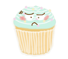 sweet muffin sticker #4259487